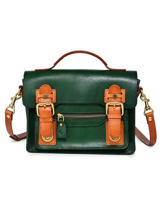 Old Trend Green Aster Mini Satchel