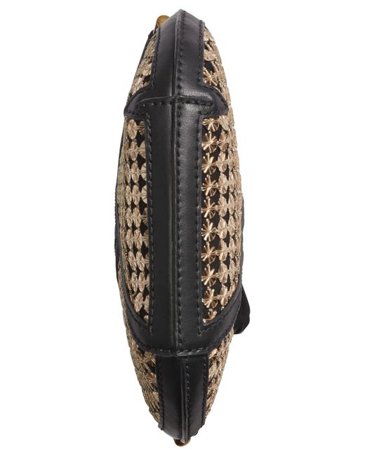 Donna Karan Black Baldwin Sequin Micro Crossbody Bag