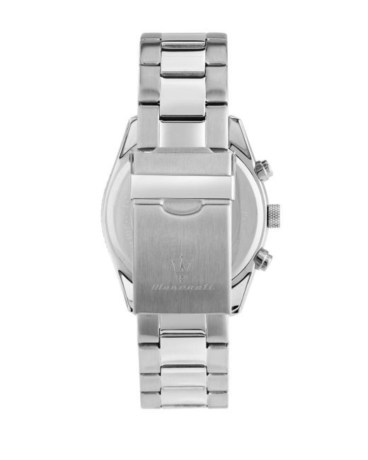 Maserati Gray Multifunction Metal Band Watch for men