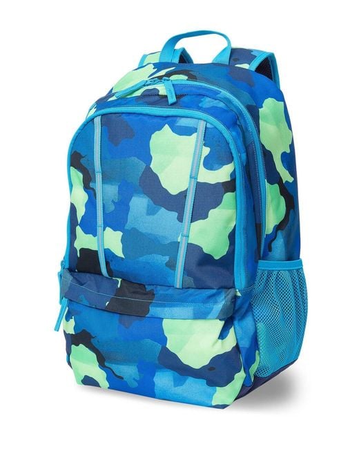 Lands' End Blue Kids Classmate Large Backpack