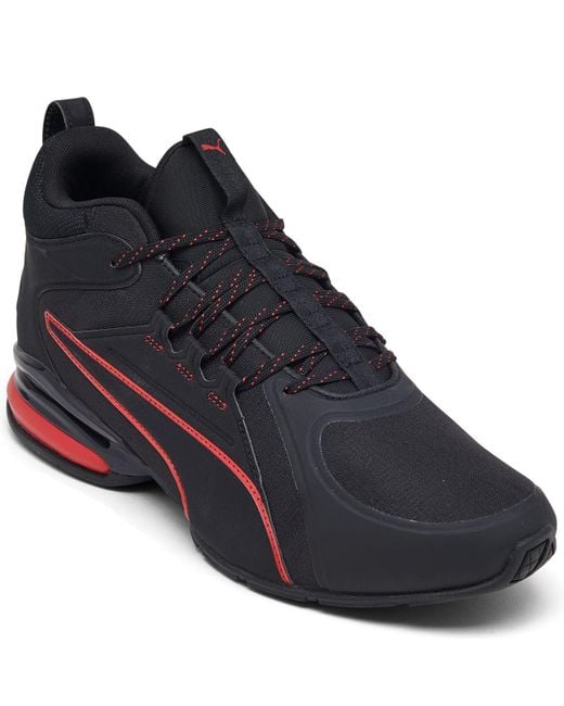 PUMA Axelion Mid Training Sneakers From Finish Line in Black for Men | Lyst