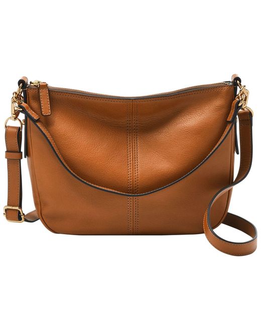 Fossil Jolie Leather Crossbody Bag in Brown Lyst