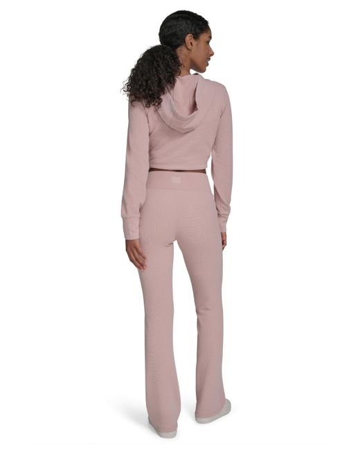 Calvin Klein Pink Flare-leg High-waist Pants