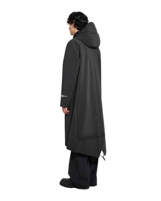 Stutterheim Black Martins Parka for men