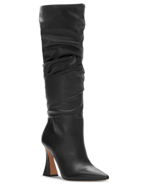 vince camuto suede knee high boots