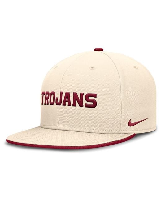 Nike Pink Usc Trojans Primetime True Performance Fitted Hat for men