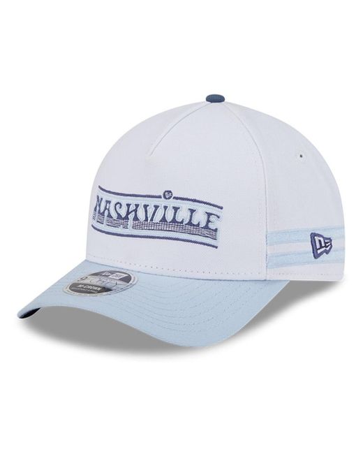 KTZ /light Blue Nashville Sc 2025 Jersey Hook 9forty M-crown Adjustable Hat for men