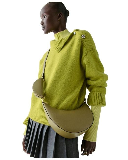 Kate Spade Green Duo Small Pebbled Leather Crossbody Bag