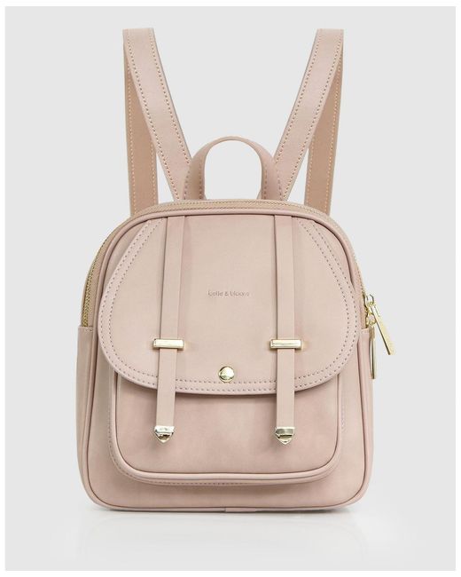 Belle & Bloom Natural Camila Leather Backpack