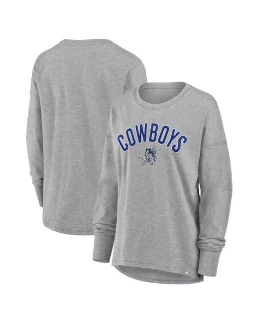 Fanatics Gray Dallas Cowboys Hometown Legacy Long Sleeve T-shirt