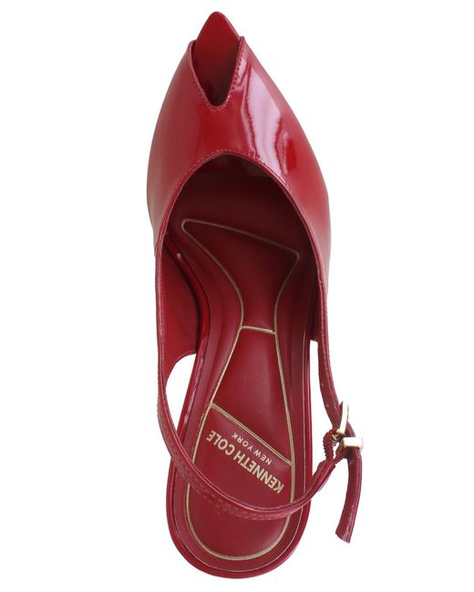 Kenneth Cole Red Priya Slingback Pump