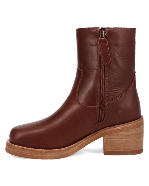 Dingo Brown Roxy Leather Bootie