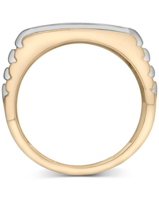 Macy's Metallic Diamond Row Ring (1 Ct. T.w for men
