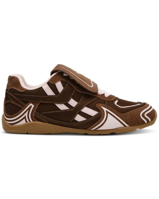Steve Madden Brown Optimus Lace-up Sneakers