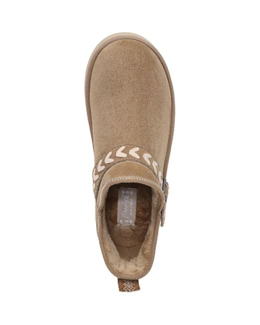 Blowfish Natural Mokolo Round Toe Pull On Platform Short Boots