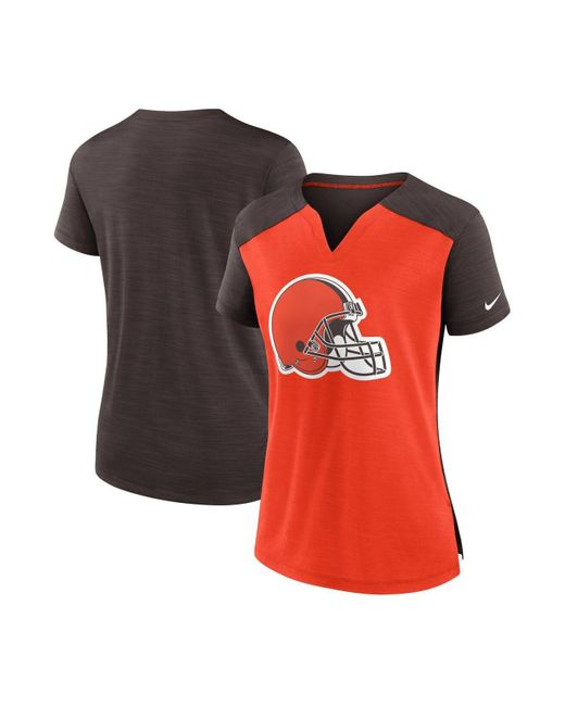 Nike Synthetic Orange, Brown Cleveland Browns Impact Exceed Performance ...