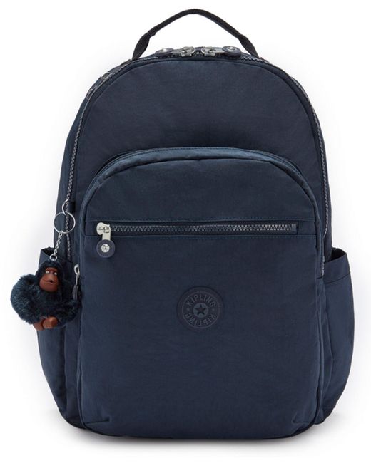 Kipling Seoul Laptop Backpack in Blue | Lyst