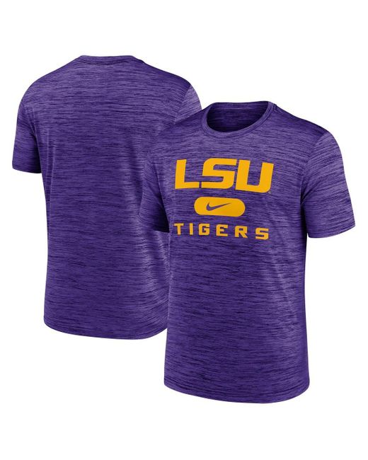 Nike Purple Lsu Tigers Velocity Mascot Performance T-shirt for men