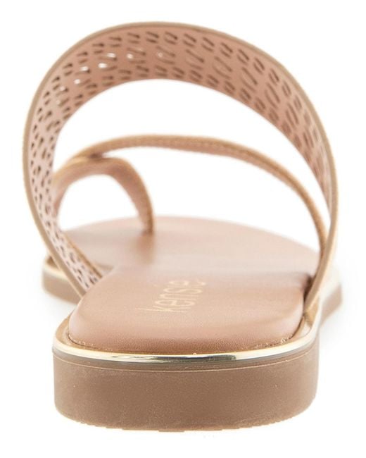 Kensie White Mia Flat Al