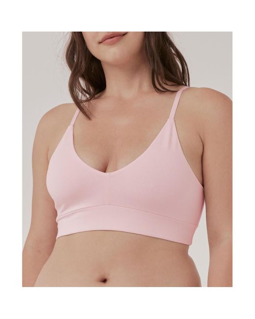 Pact Pink Cotton Everyday Classic T-shirt Bra