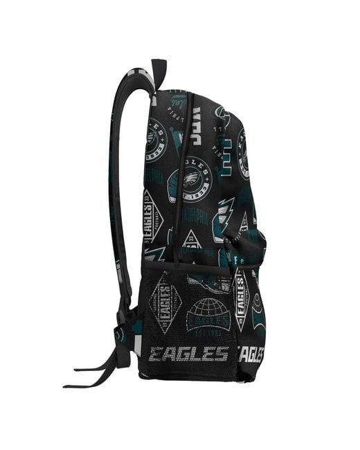 Outerstuff Black Philadelphia Eagles Backpack And Lunchbox Set