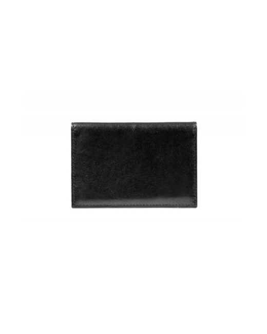 Bosca Black Genuine Leather 8 Pocket Credit Card Case for men