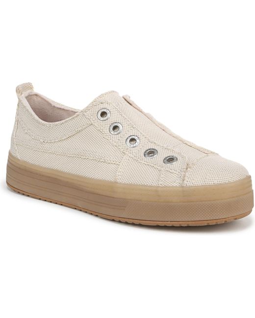 Blowfish White Super Play Slip On Platform Sneakers