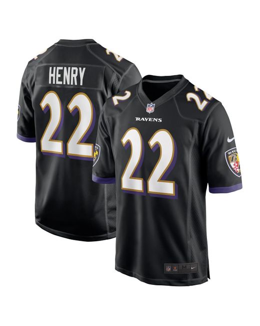 Nike Black Derrick Henry Baltimore Ravens Alternate Game Jersey for men