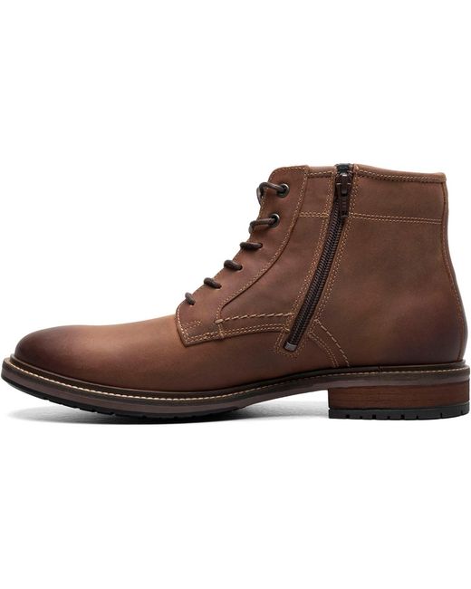 Florsheim Brown Forge Plain Toe Chukka Boots for men