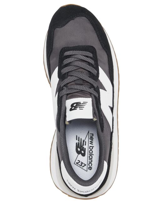 New Balance Black 237 Core Casual Sneakers From Finish Line