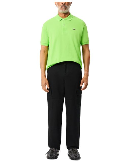 Lacoste Green Straight-fit Cargo Pants for men