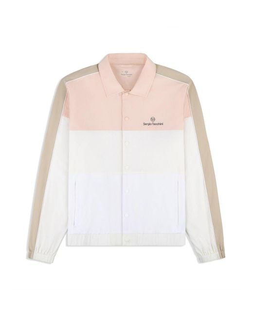 Sergio Tacchini White Tore Jacket for men