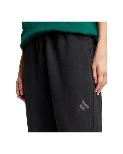 Adidas Black All Season Loose Drawstring Pants