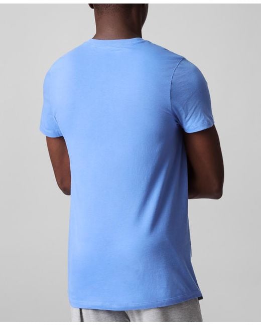 Calvin Klein Blue 3-pack Cotton Classics Crewneck T-shirts for men