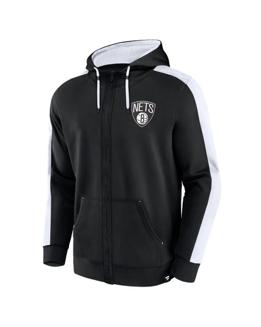 Fanatics Brooklyn Nets Rainbow Shot Fullzip Hoodie in Black for Men Lyst