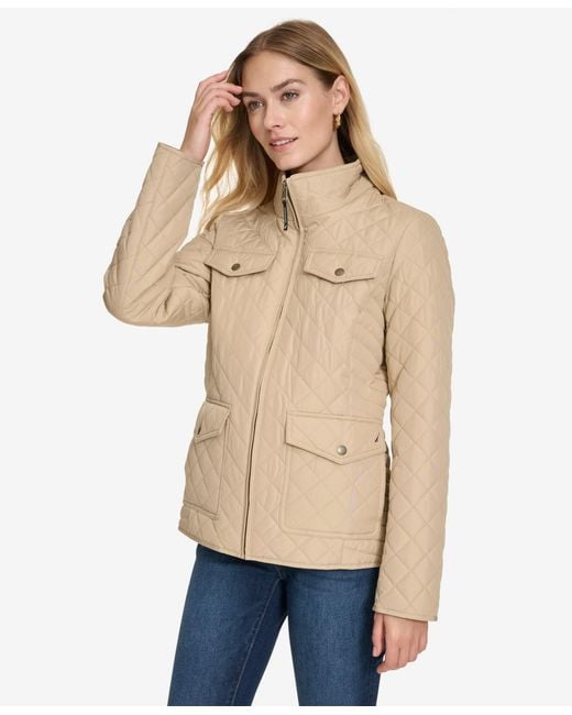 Nautica Natural Solid Quilted Jacket