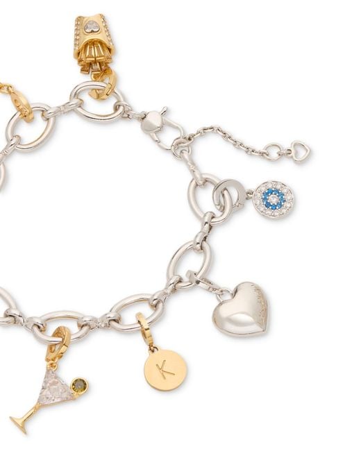 Kate Spade White One In A Million Chain Charm Bracelet