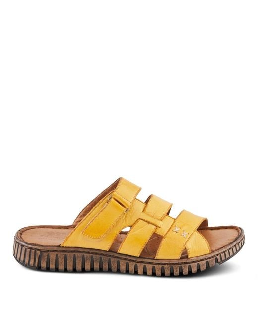 Spring Step Metallic Olly Slides
