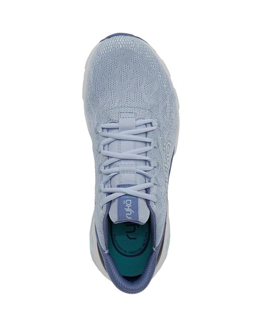 Ryka Blue Devotion X Lace Up Walking Sneakers