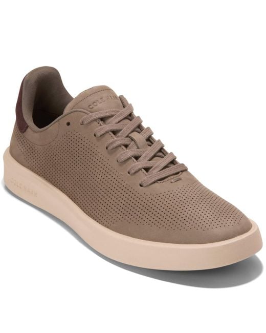Cole Haan Brown Grand Crosscourt Daily Laser Sneaker for men