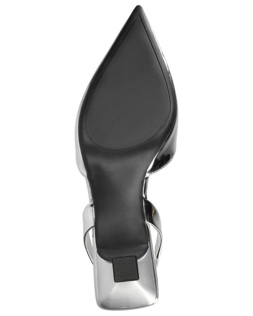 Journee Collection Metallic Fallon Low Pointed Toe Pumps