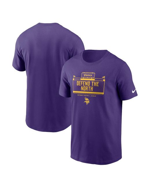 Nike Purple Minnesota Vikings Primetime Local Essential T-shirt for men