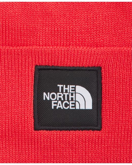 The North Face Red Dock Worker Beanie for men