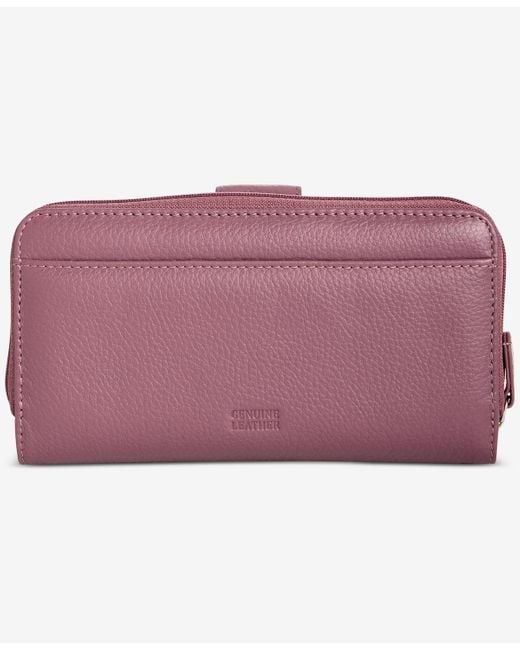 Giani Bernini Red Softy Leather All In One Wallet