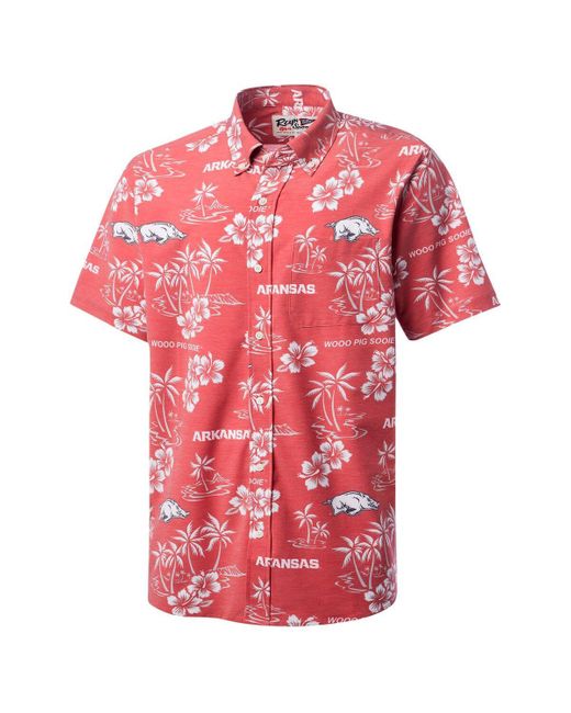 Reyn Spooner Red Arkansas Razorbacks Classic Button-up Shirt for men
