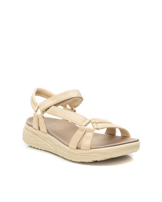 Xti Natural Flat Sandals By