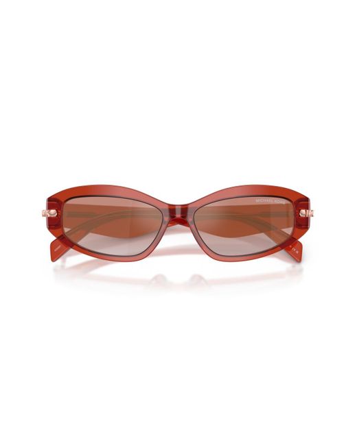 Michael Kors Pink Oval Sunglasses