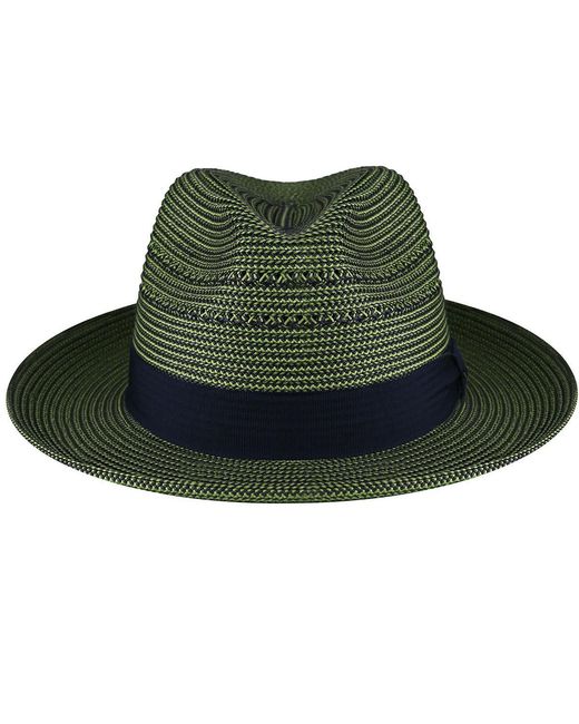 Bailey 1922 Green Eli Braided Fedora for men