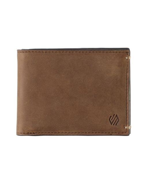 Johnston & Murphy Brown Bi-fold Wallet for men