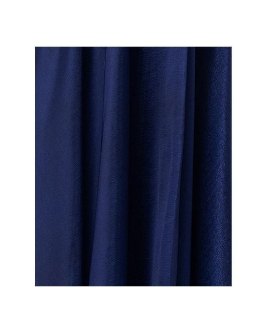 Xscape Blue Petite Off-the-shoulder Organza Gown